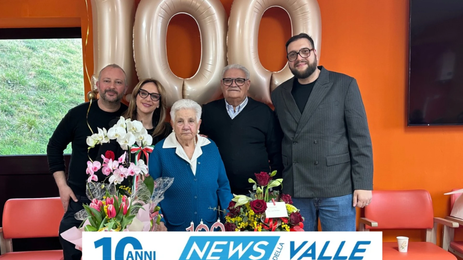 Pietrabbondante: grande festa per i 100 anni della signora Ligia Di Matteo.